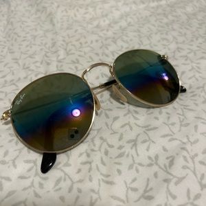 Rainbow lens round style ray-bans